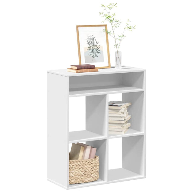 Vidaxl boekenkast 66x31x80 cm bewerkt hout wit