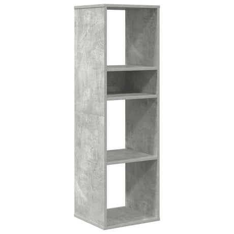 Vidaxl boekenkast 34x31x112 cm bewerkt hout betongrijs