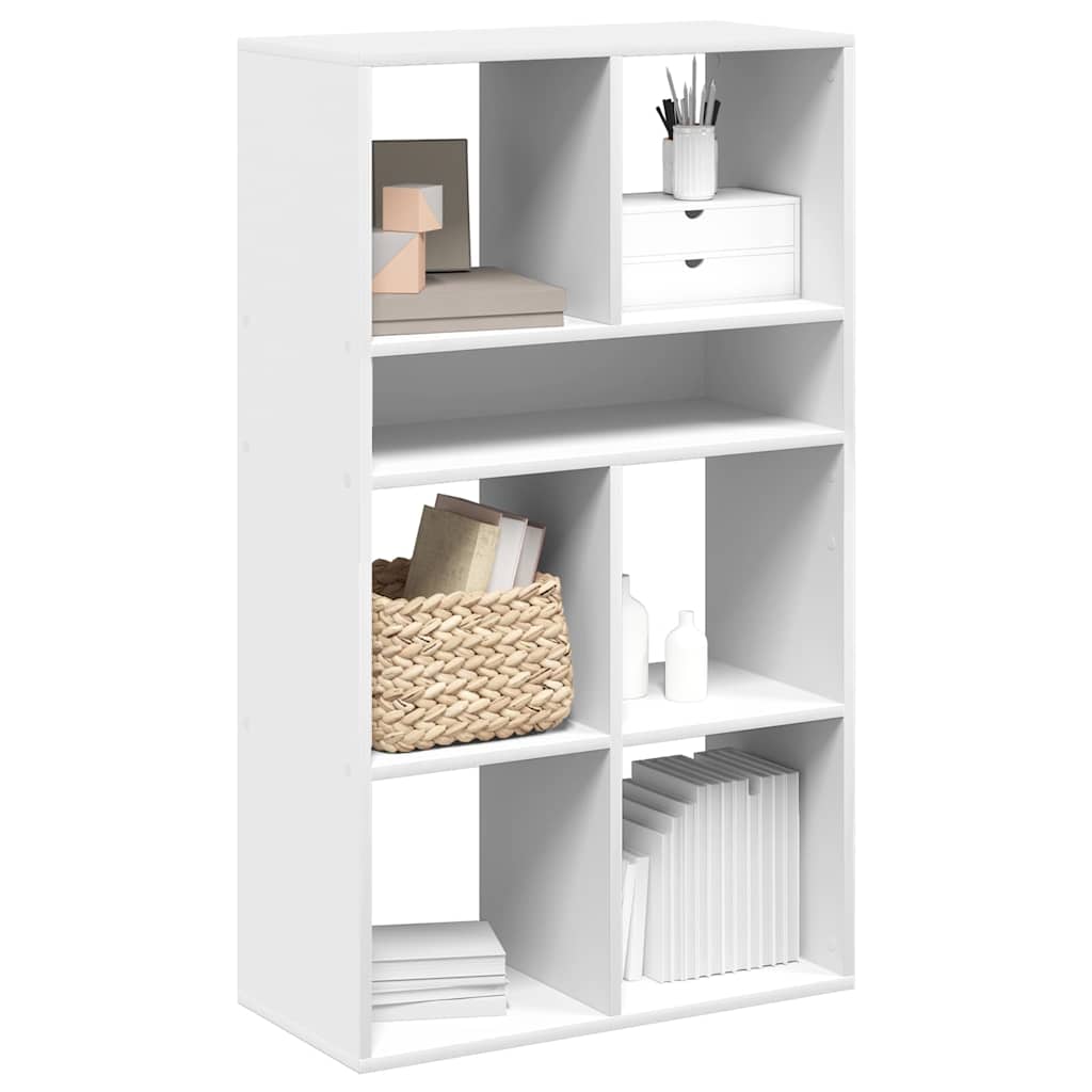 Vidaxl boekenkast 66x31x112 cm bewerkt hout wit