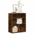Vidaxl boekenkast 60x30x71,5 cm bewerkt hout gerookt eikenkleurig