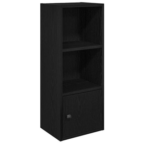 Vidaxl boekenkast 31x24x77 cm bewerkt hout zwart eikenkleurig