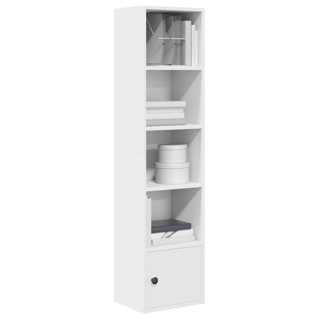 Vidaxl boekenkast 31x24x127 cm bewerkt hout wit