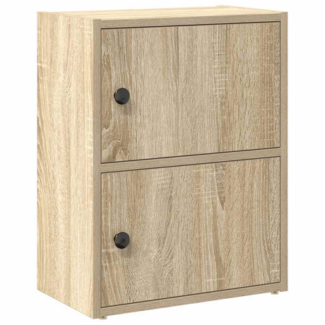 Vidaxl boekenkast 40x24x52 cm bewerkt hout sonoma eikenkleurig