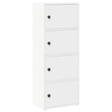 Vidaxl boekenkast 40x24x102 cm bewerkt hout wit