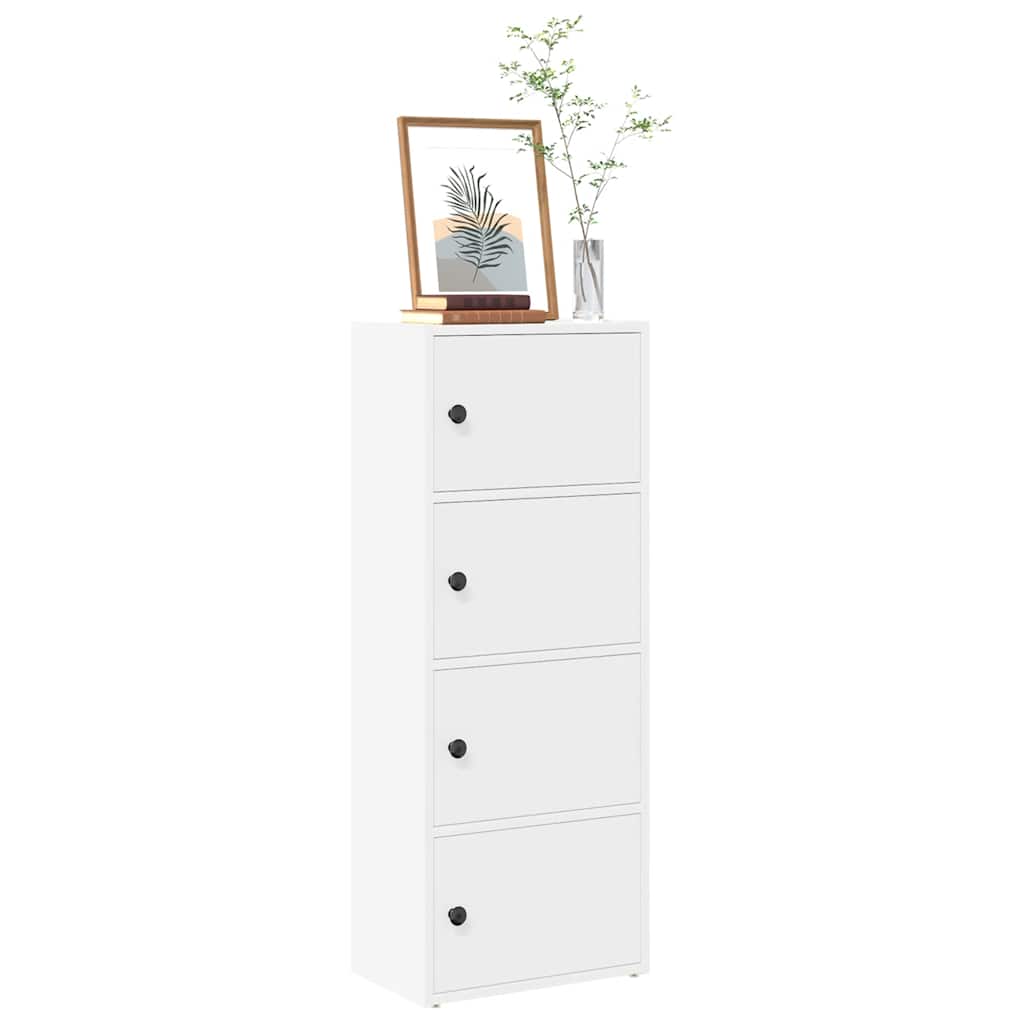 Vidaxl boekenkast 40x24x102 cm bewerkt hout wit
