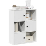 Vidaxl boekenkast 60x24x76,5 cm bewerkt hout wit