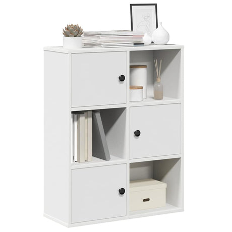 Vidaxl boekenkast 60x24x76,5 cm bewerkt hout wit