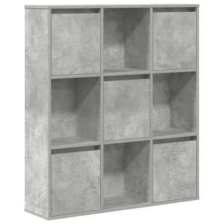 Vidaxl boekenkast 89x24x101,5 cm bewerkt hout betongrijs
