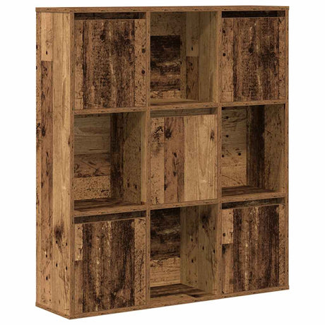 Vidaxl boekenkast 89x24x101,5 cm bewerkt hout oud houtkleurig