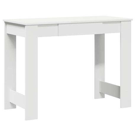 Vidaxl bureau 100x45x75 cm bewerkt hout wit