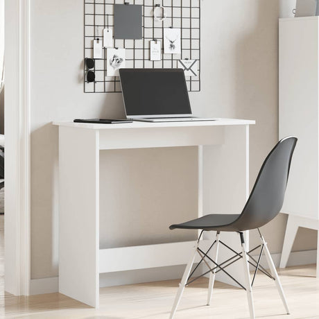 Vidaxl bureau 80x40x75 cm bewerkt hout wit