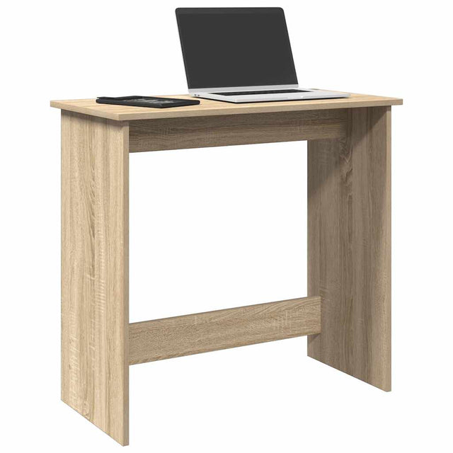 Vidaxl bureau 80x40x75 cm bewerkt hout sonoma eikenkleurig
