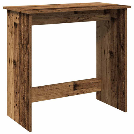 Vidaxl bureau 80x40x75 cm bewerkt hout oud houtkleurig