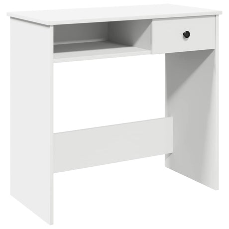 Vidaxl bureau 80x40x75 cm bewerkt hout wit