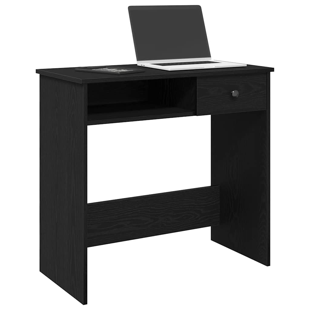 Vidaxl bureau 80x40x75 cm bewerkt hout zwart