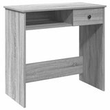 Vidaxl bureau 80x40x75 cm bewerkt hout grijs sonoma eikenkleurig