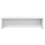 Vidaxl keukenrek stapelbaar 60x15x16 cm bewerkt hout wit