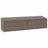 Vidaxl tuinbox 220x50x58 cm poly rattan grijs