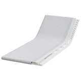 Vidaxl matrastopper wit 80 x 200 cm jacquard stof