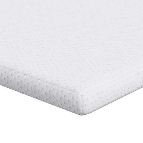 Vidaxl matrastopper wit 90 x 200 cm jacquard stof