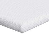 Vidaxl matrastopper wit 80 x 200 cm jacquard stof