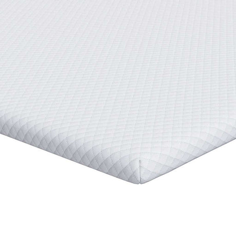 Vidaxl matrastopper wit 80 x 200 cm jacquard stof