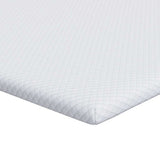 Vidaxl matrastopper wit 100 x 200 cm jacquard stof