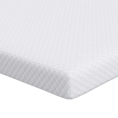 Vidaxl matrastopper wit 160 x 200 cm jacquard stof