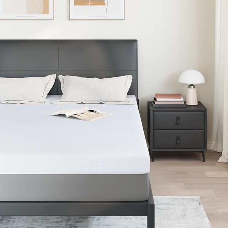 Vidaxl traagschuimmatras topper 140 x 190 cm thick stof-100% polyester