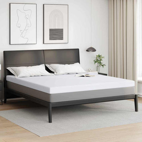 Vidaxl traagschuimmatras topper 180 x 200 cm thick stof-100% polyester