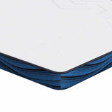 Vidaxl matrastopper 120 x 200 cm dik jacquard stof wit