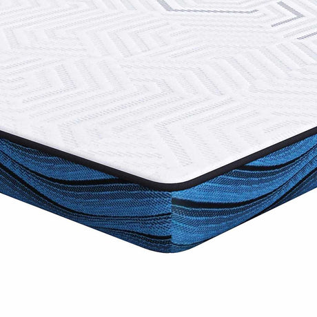 Vidaxl matrastopper wit 120 x 200 cm jacquard stof