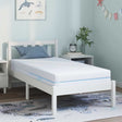 Vidaxl matras medium stevig 80 x 160 cm wit