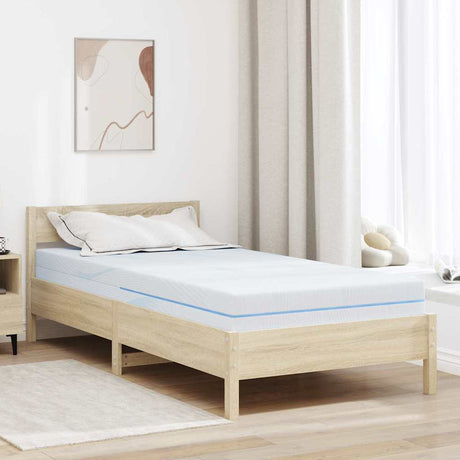 Vidaxl matras medium stevig 90 x 200 cm wit