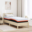Vidaxl matras wit en grijs 80 x 200 cm jacquard stof