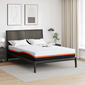 Vidaxl matras wit en grijs 140 x 190 cm jacquard stof