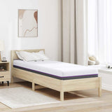 Vidaxl traagschuimmatras medium 70 x 200 cm wit en grijs