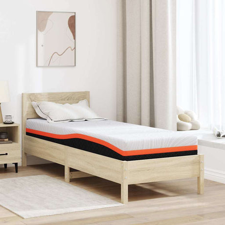 Vidaxl matras wit en zwart 70 x 200 cm jacquard stof
