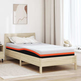 Vidaxl matras wit en zwart 90 x 190 cm jacquard stof