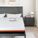 Vidaxl matras wit en zwart 180 x 200 cm jacquard stof