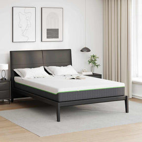 Vidaxl matras wit en grijs 140 x 200 cm jacquard stof