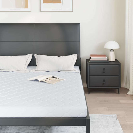 Vidaxl matras wit 160 x 200 cm jacquard stof