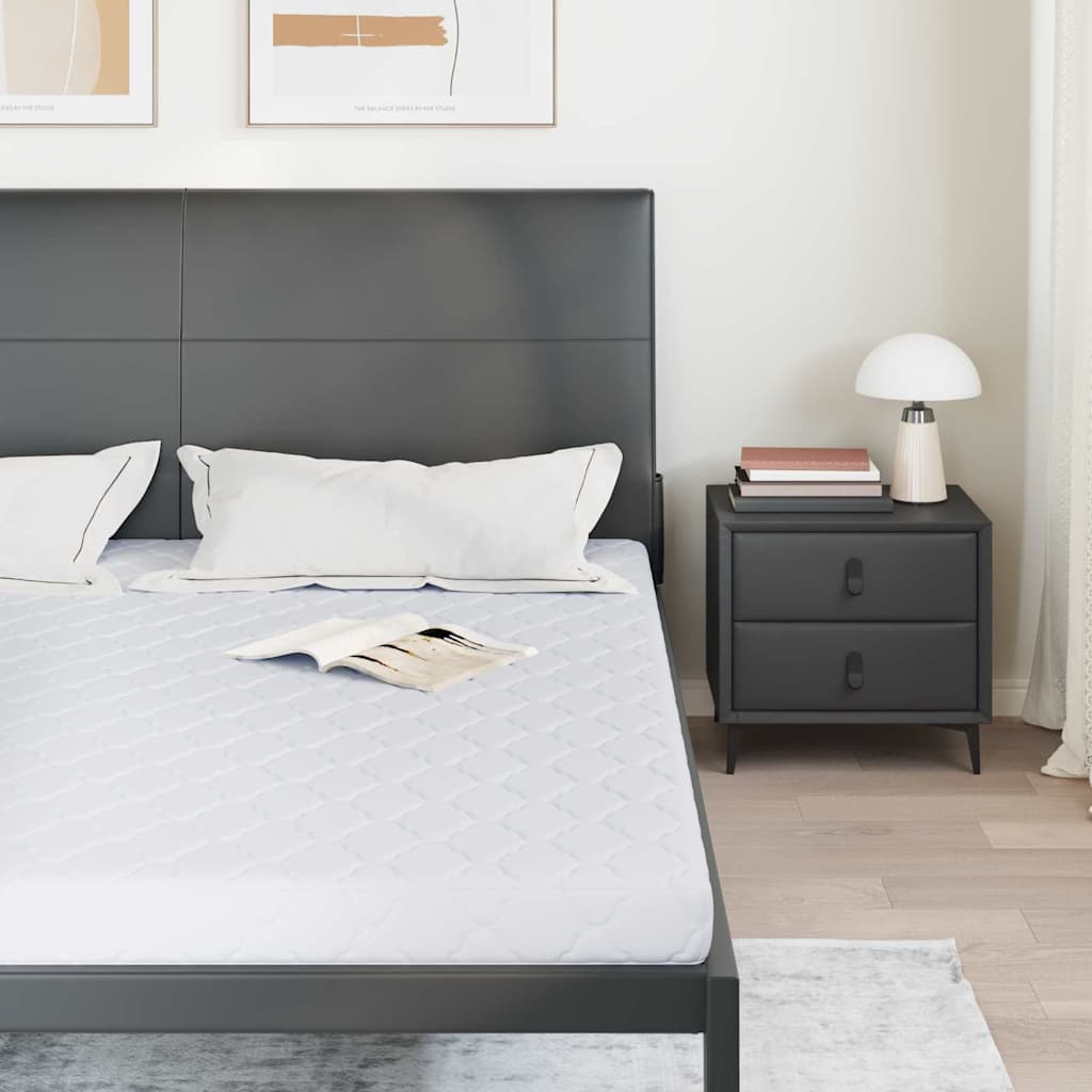 Vidaxl matras wit 180 x 200 cm jacquard stof