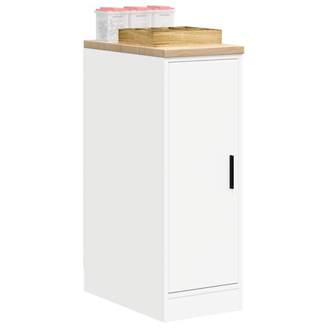 Vidaxl garagekast 30x51x85 cm massief grenenhout wit