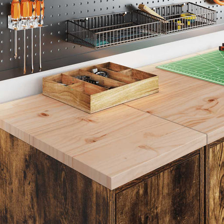 Vidaxl garagekast 30x51x85 cm massief grenenhout gerookt eiken