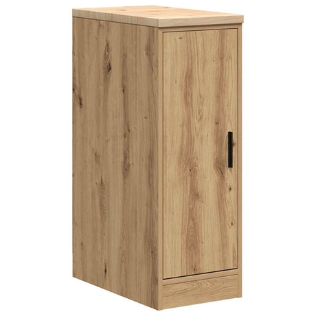 Vidaxl garagekast 30x51x85 cm massief grenenhout artisan eikenkleurig