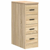 Vidaxl garagekast 30x51x85 cm massief grenenhout sonoma eikenkleurig