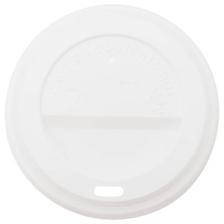 Vidaxl papieren koffiekopjes met deksel 1000 st 16oz 400 ml