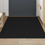 Vidaxl deurmat 115x200 cm zwart