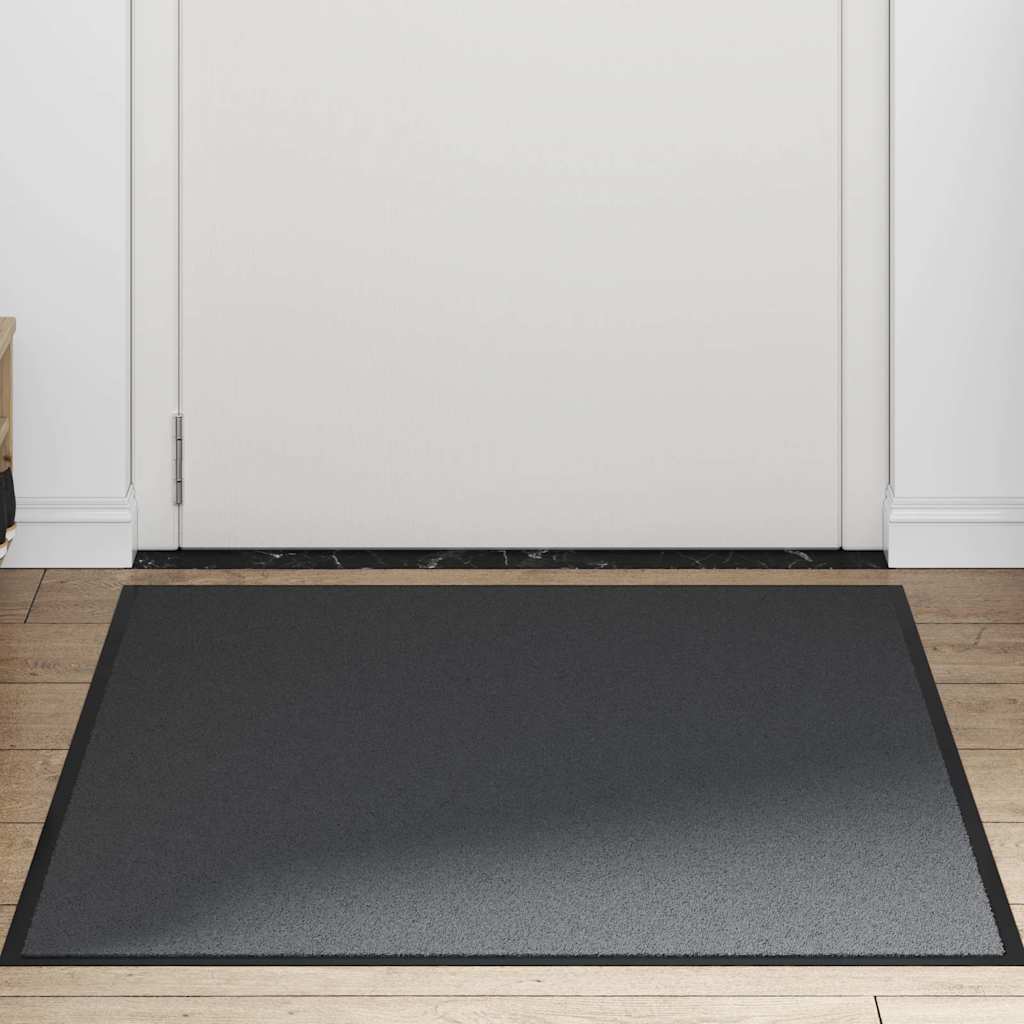 Vidaxl deurmat 90x120 cm antracietkleurig